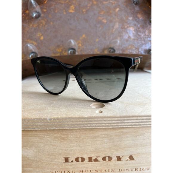 GUCCI Designer Round Sunglasses Black GG0377SK 57 16 145 Optyl *Read* Women's - Picture 3 of 16